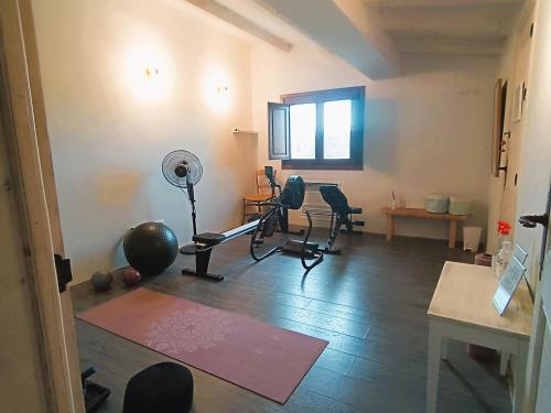 Fitness centrum a/nebo fitness zařízení v ubytování Mas Montbrio Belvedere