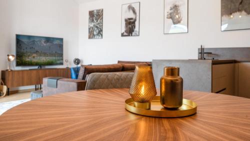 Χώρος καθιστικού στο Chalet pri lúke
