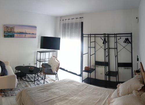 Estudio Centro Málaga Terraza y Barbacoa