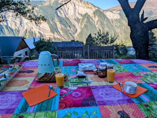 Nespecifikovaný výhled na hory nebo výhled na hory při pohledu z bed and breakfast