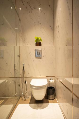 Koupelna v ubytování Udman Hotel Greater Noida