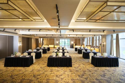 Posezení v ubytování Udman Hotel Greater Noida