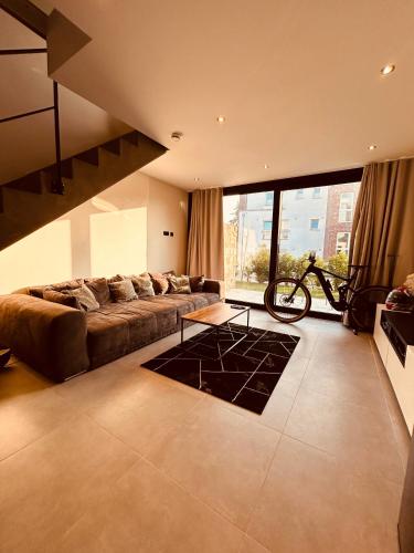 Posezení v ubytování T1 Loft I modern I zentral I Terrasse I Design I