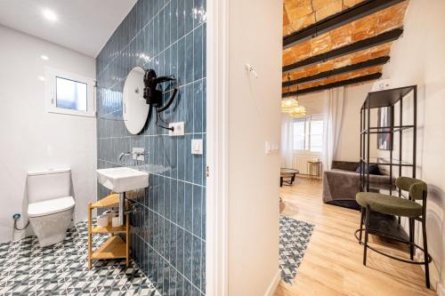 Koupelna v ubytování BeBarceloner Eixample Apartments- 4 bedrooms