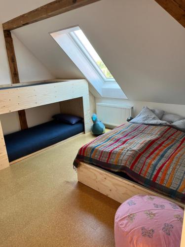 Postel nebo postele na pokoji v ubytování Ferienhaus in Buller&Bü