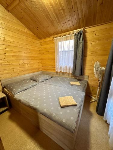 Postel nebo postele na pokoji v ubytování Chata 2