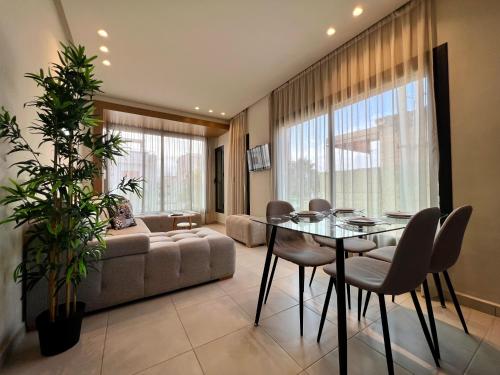 Posezení v ubytování Seaside Apartments