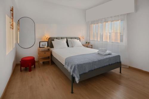 Cama o camas de una habitación en Amazing Sea View and Location