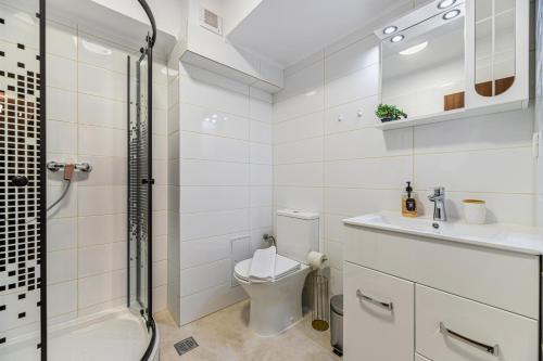 Et badeværelse på Apartament Tyana