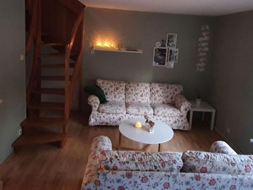Χώρος καθιστικού στο Holiday home in the fairytale forest