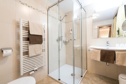 Kúpeľňa v ubytovaní Appartement Landhaus KERSCHDORFER