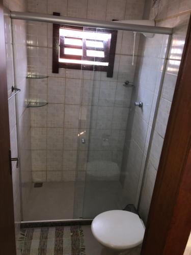 Koupelna v ubytování Pousada A Casa Barra do Riacho