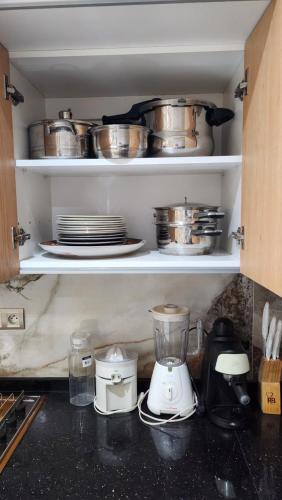 Η κουζίνα ή μικρή κουζίνα στο Appartement familial