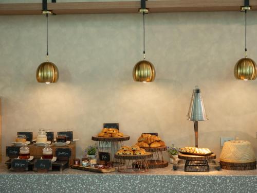 a bakery with many different types of bread and cakes at Aviyana Hua Hin in Cha Am
