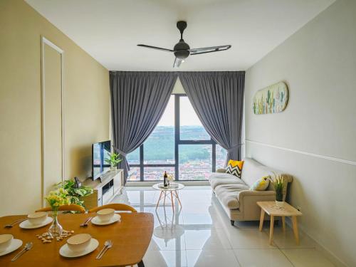 Landskap semula jadi dekat dengan apartmen