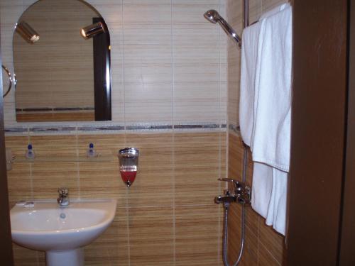 Koupelna v ubytování Guest House Valevicata