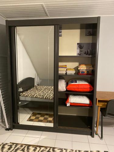 Postel nebo postele na pokoji v ubytování Mimimamy