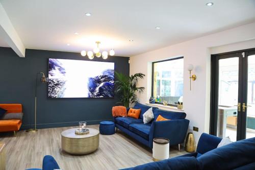 Χώρος καθιστικού στο Shreem Homes