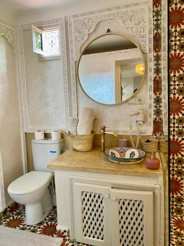 Un baño de Riad Green Vines