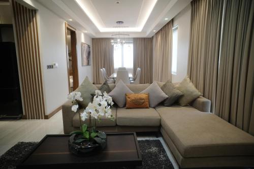 Χώρος καθιστικού στο The Hotel Andrea