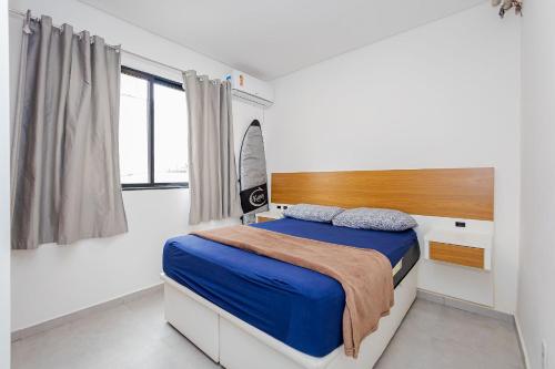 Postel nebo postele na pokoji v ubytování 150m da praia em um fantástico edifício em Balneário Piçarras