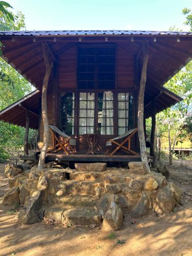 Das Gebäude in dem sich das Resort befindet