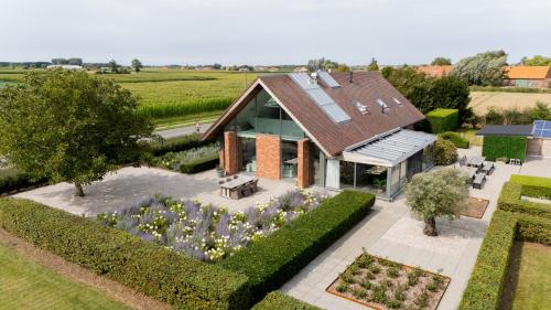 Zahrada ubytování Villa Eikhoek