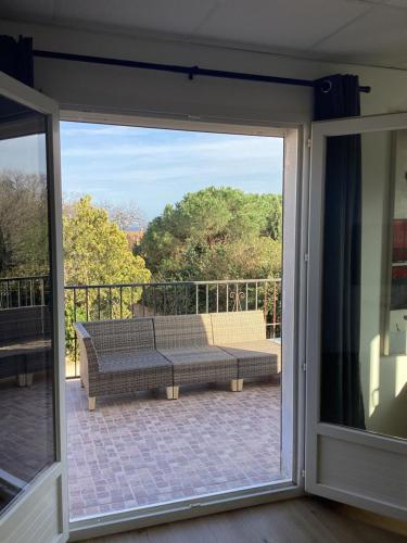 Balkoni atau teres di Appartement Bavella