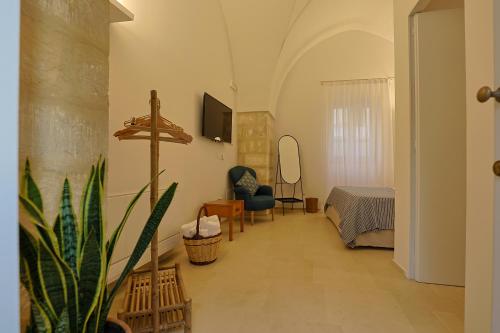 Χώρος καθιστικού στο DON GEROLAMO Dimora Storica con piscina