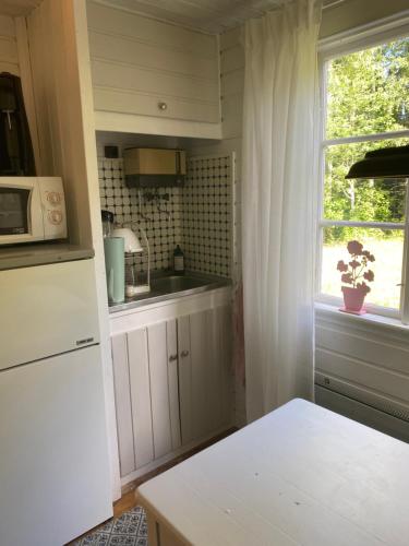 Ett kök eller pentry på Ljungaviken