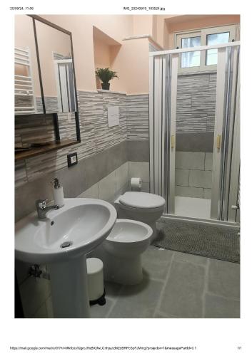 Koupelna v ubytování B&B Zì Camillo