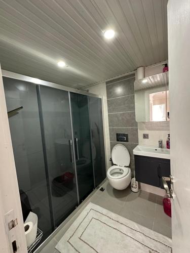 Koupelna v ubytování Nalbantoğlu Home