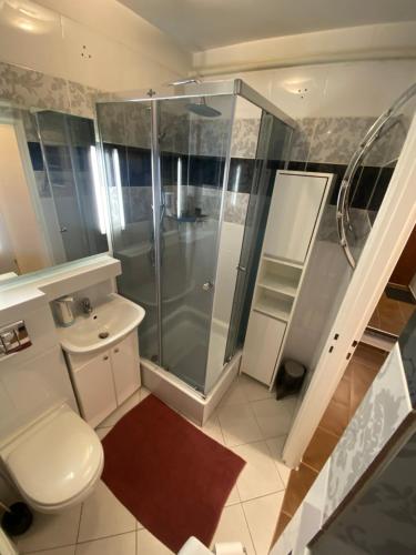 Koupelna v ubytování Apartament W15B