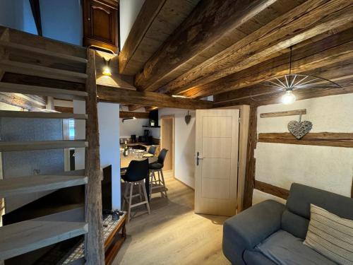 Posezení v ubytování Gite Premium au grenier de l'Ours