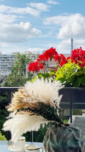 Appt 2 Chambres Vue Tour Eiffel