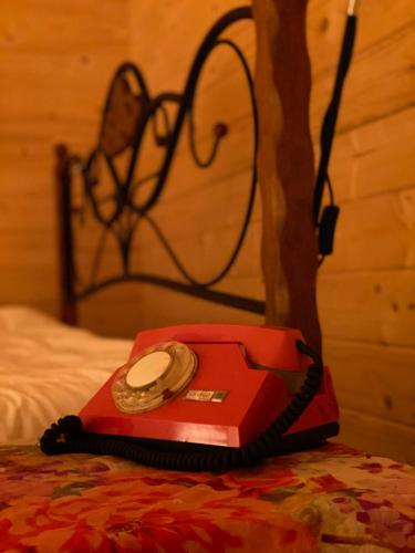 Postel nebo postele na pokoji v ubytování Ajas tagasi aiamaja
