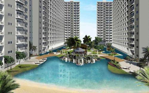 La alberca dentro o cerca de Sapphira Manor Luxurious Condo by the Bay