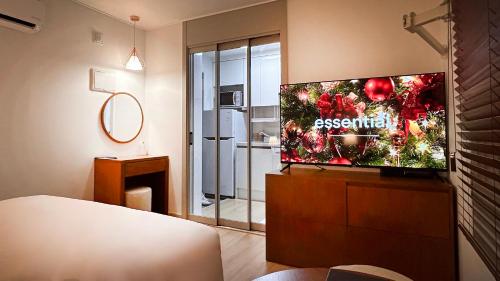 Кухня или мини-кухня в Hostel the Camino Seoul

