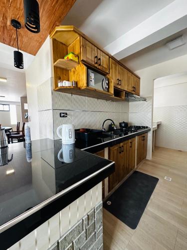 Køkken eller tekøkken på NJ Apartment