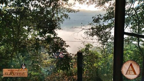 Paisaje cerca de este camping