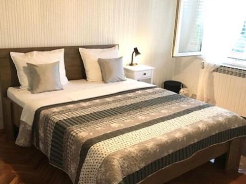 Voodi või voodid majutusasutuse Apartments Villa Nikol - Standard One Bedroom Apartment with Sea View APT 6 toas