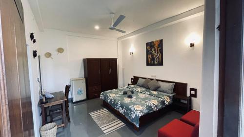 Ένα ή περισσότερα κρεβάτια σε δωμάτιο στο OceanLife Surf Stay at Horizon Inn