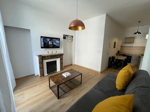 Μια τηλεόραση ή/και κέντρο ψυχαγωγίας στο Bel appartement - Béziers - 4 pers - Balcon - Centre - IUT
