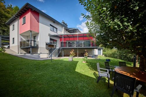 Zahrada ubytování Appartementhaus Goldnugget