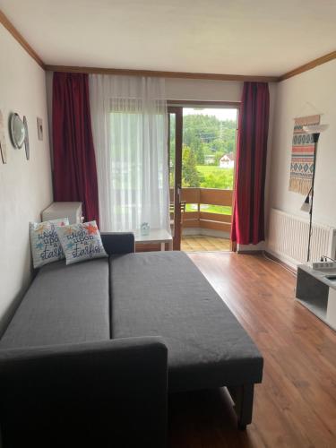 Postel nebo postele na pokoji v ubytování Nette Ferienwohnung in Seenähe