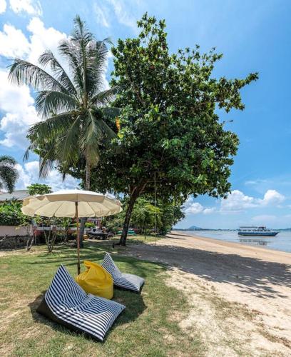 Landskap semula jadi dekat dengan apartmen