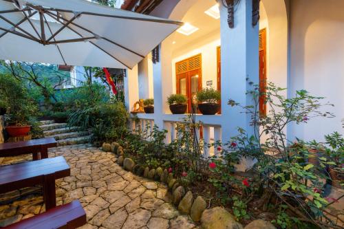 Zahrada ubytování Green Villa Sapa