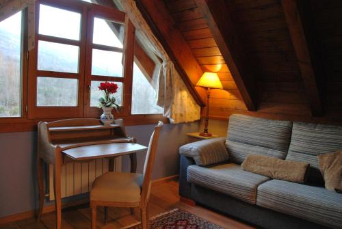 Posezení v ubytování Hotel Selba d'Ansils