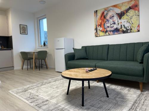Zona de estar de SkyNest Apartments