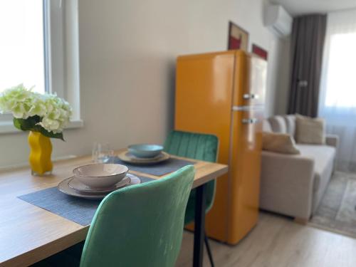 Zona de estar de SkyNest Apartments